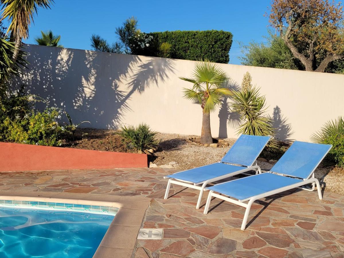 Villa Palm' Issambres 6-7 Personnes, Clim, Avec Piscine, Jardin Et Parking Prives La Garonnette-Plage Екстер'єр фото